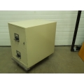 York Creme  2 Drawer Fire Proof File Cabinet, Locking